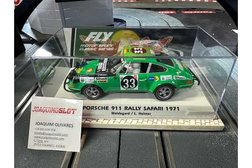 fly e2068 porsche 911#33 rally safari 1971 edicion limitada